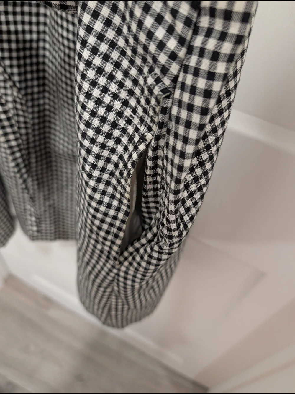 Frank And Oak Gingham Mini Dress 100% Cotton - Picture 5 of 7